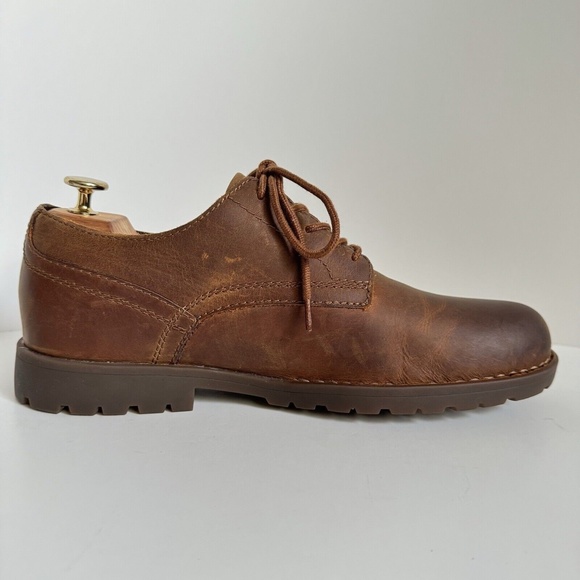 BORN Briggs Casual Oxfords Men\'s Derby Brown Leather Lace Up Comfy Shoes Size 10 main image 5
